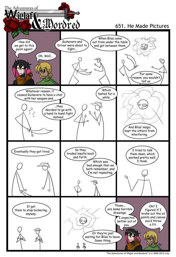 The Adventures of Wiglaf and Mordred (Classic) - Episode 651, Page 1: 2012-04-11