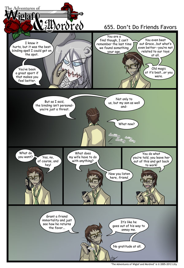 The Adventures of Wiglaf and Mordred (Classic) - Episode 655, Page 1: 2012-04-20