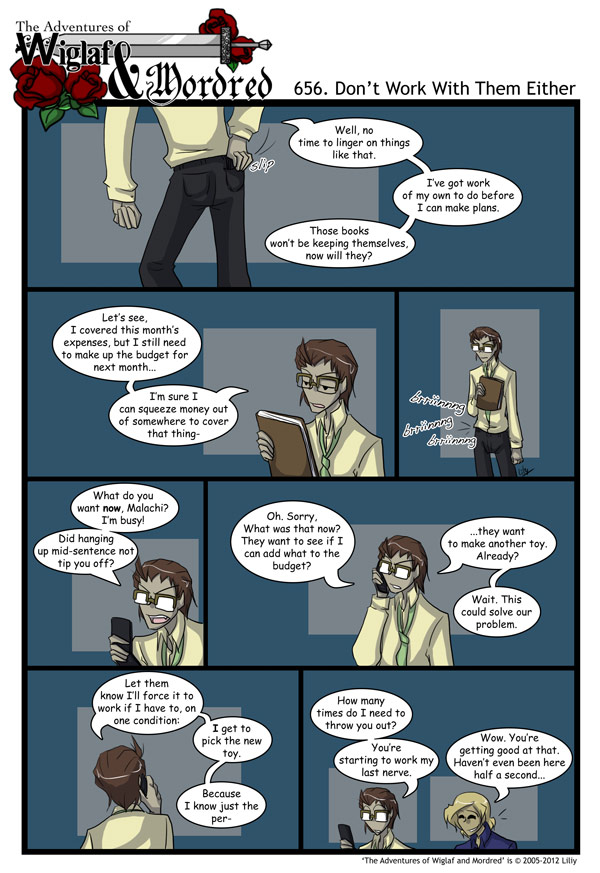 The Adventures of Wiglaf and Mordred (Classic) - Episode 656, Page 1: 2012-04-22