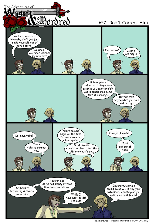The Adventures of Wiglaf and Mordred (Classic) - Episode 657, Page 1: 2012-04-25