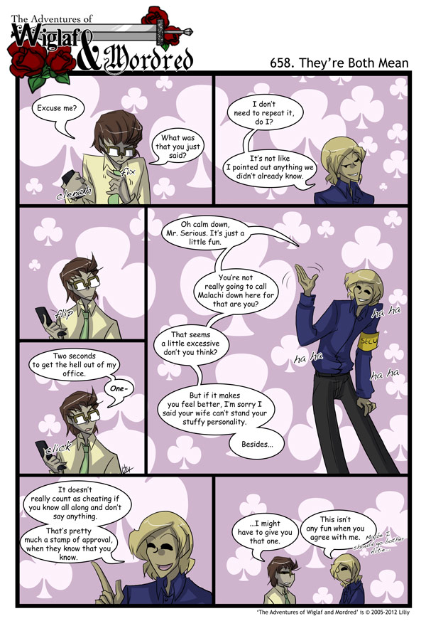 The Adventures of Wiglaf and Mordred (Classic) - Episode 658, Page 1: 2012-04-27
