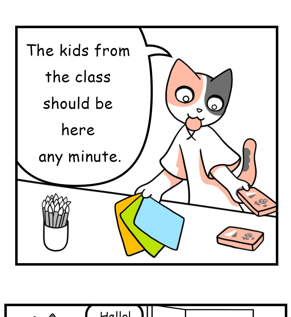 Mikesaka Art Class (◆Episodes are about art methods.) - Episode 1, Page 2: What would you like to draw?