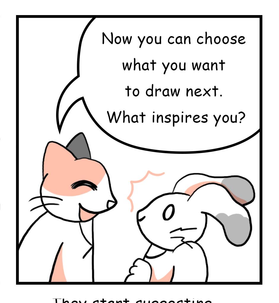 Mikesaka Art Class (◆Episodes are about art methods.) - Episode 3, Page 5: Mid-drawing Redo