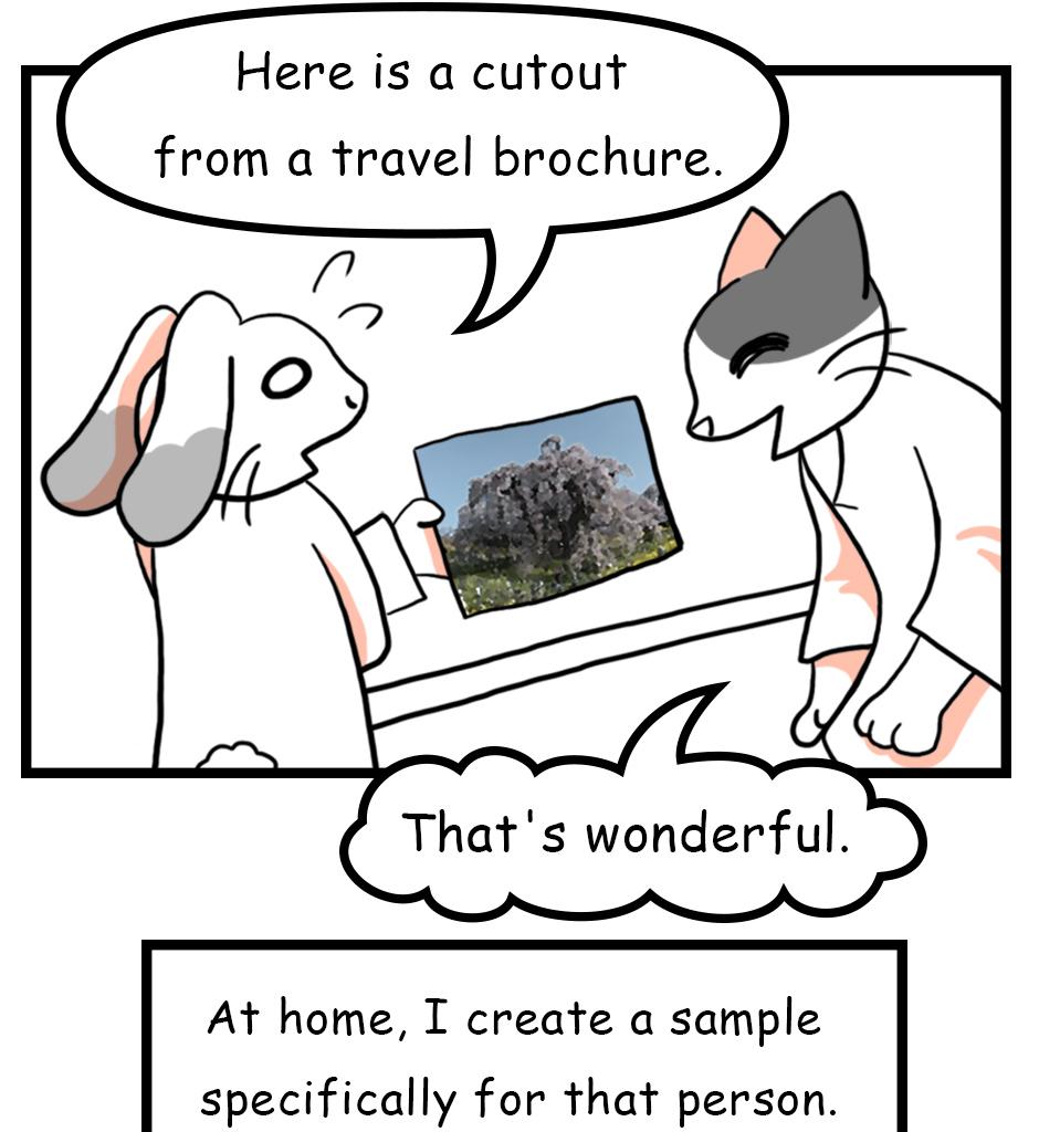 Mikesaka Art Class (◆Episodes are about art methods.) - Episode 3, Page 6: Mid-drawing Redo