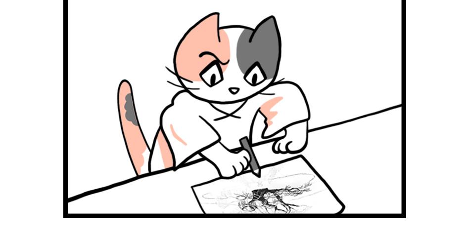 Mikesaka Art Class (◆Episodes are about art methods.) - Episode 3, Page 6: Mid-drawing Redo