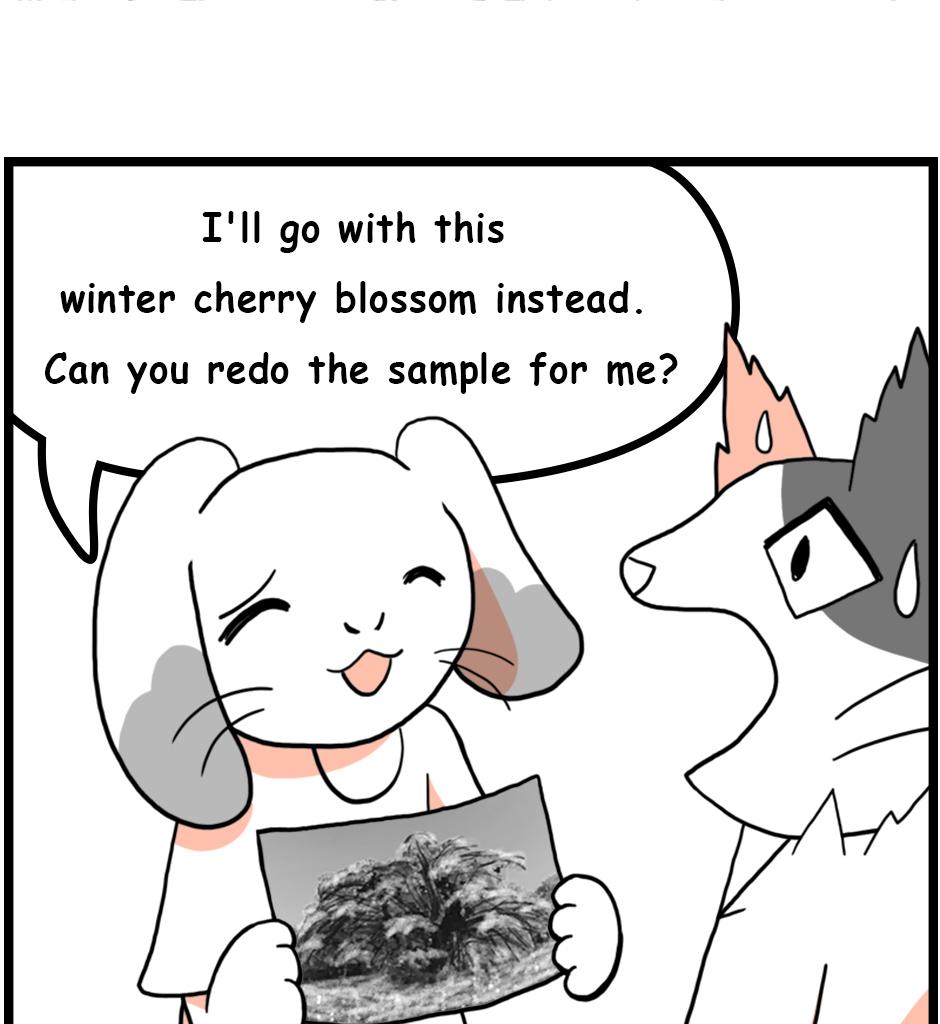 Mikesaka Art Class (◆Episodes are about art methods.) - Episode 3, Page 9: Mid-drawing Redo