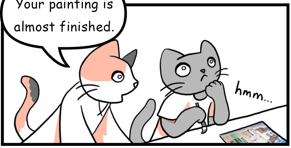 Mikesaka Art Class (◆Episodes are about art methods.) - Episode 4, Page 5: What to Draw Nest?