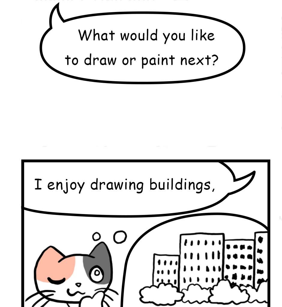 Mikesaka Art Class (◆Episodes are about art methods.) - Episode 4, Page 6: What to Draw Nest?