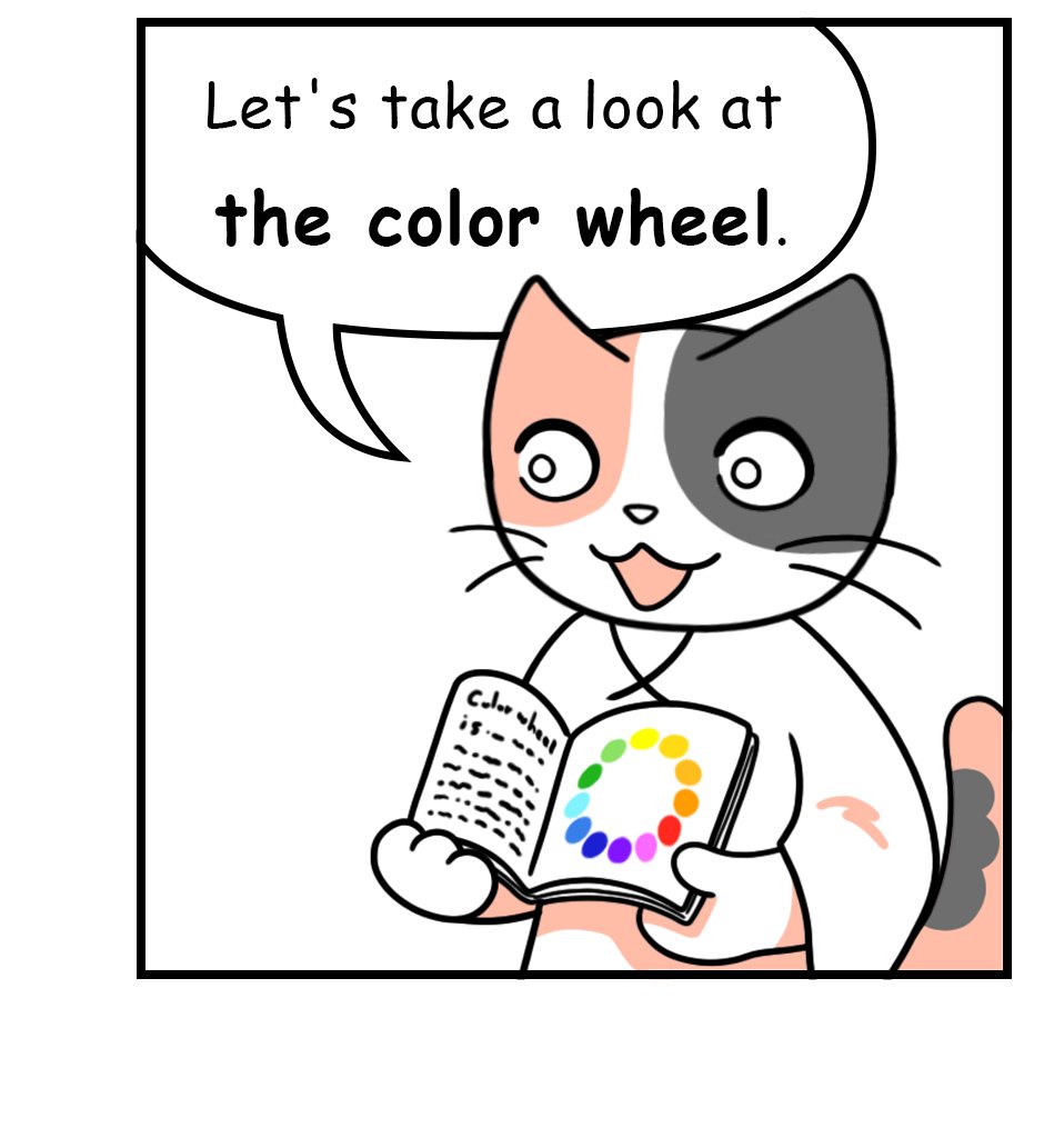 Mikesaka Art Class (◆Episodes are about art methods.) - Episode 5, Page 6: ◆The Color Wheel