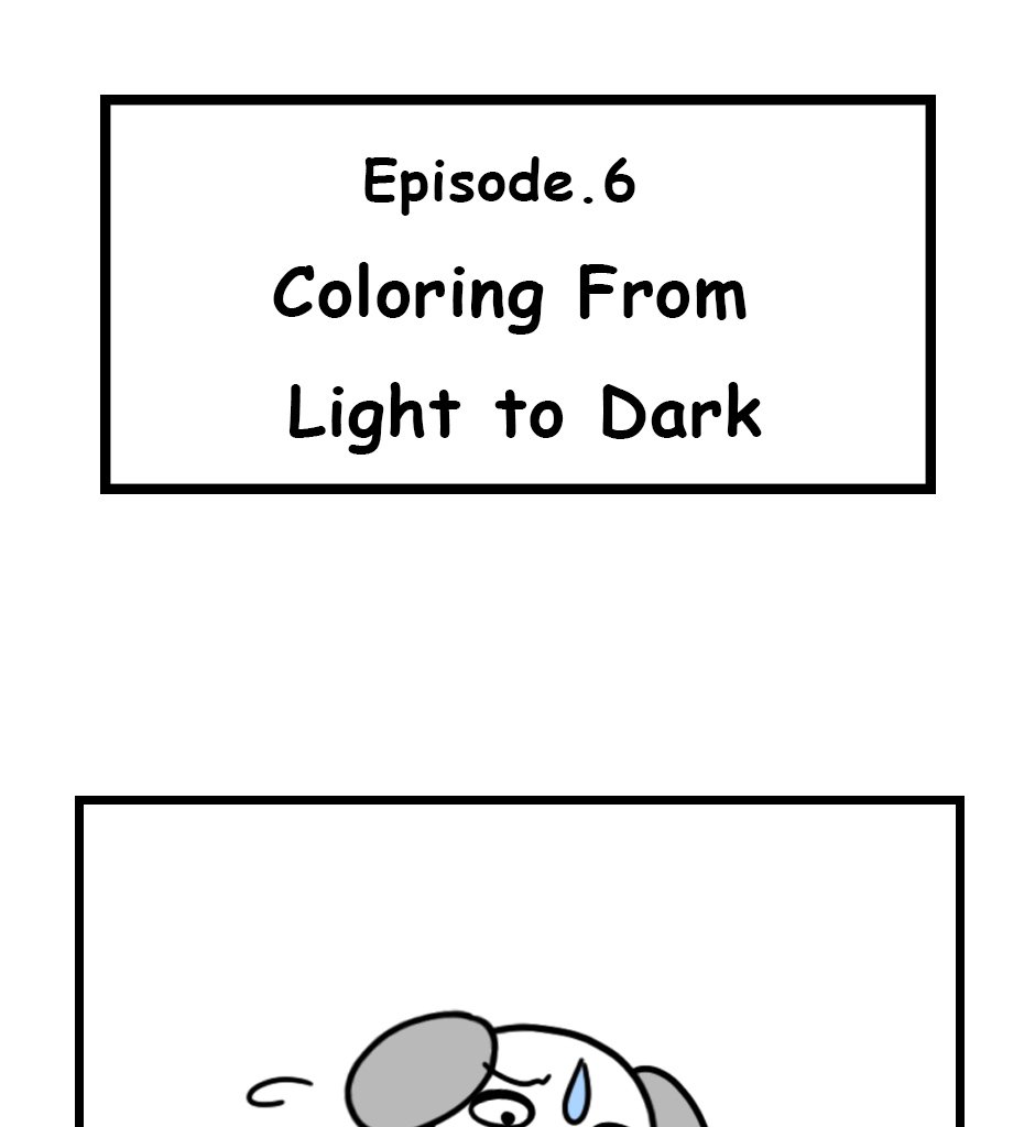 Mikesaka Art Class (◆Episodes are about art methods.) - Episode 6, Page 1: ◆Coloring From Light to Dark