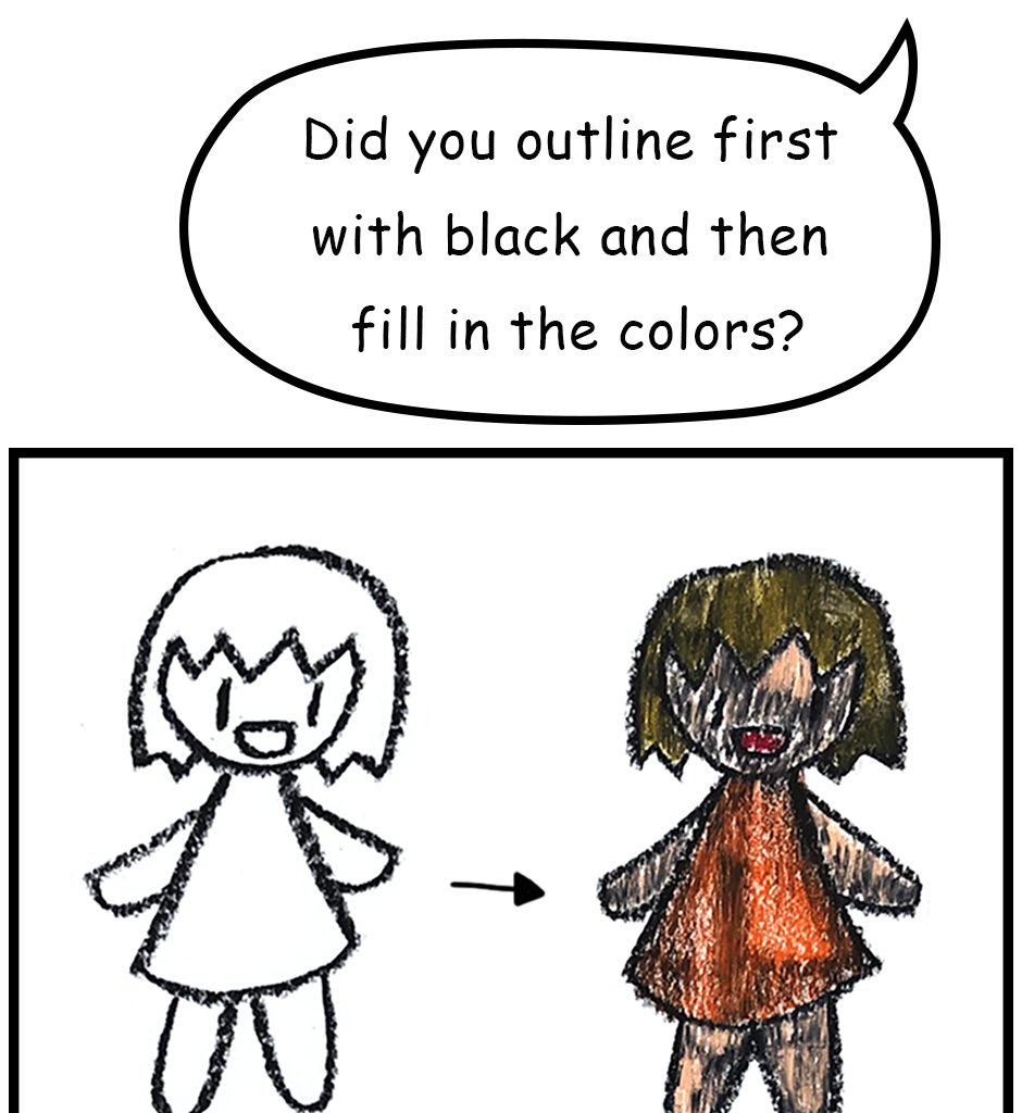 Mikesaka Art Class (◆Episodes are about art methods.) - Episode 6, Page 3: ◆Coloring From Light to Dark