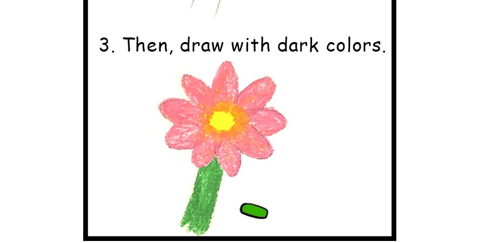 Mikesaka Art Class (◆Episodes are about art methods.) - Episode 7, Page 6:  ◆Light Colors & Dark Colors