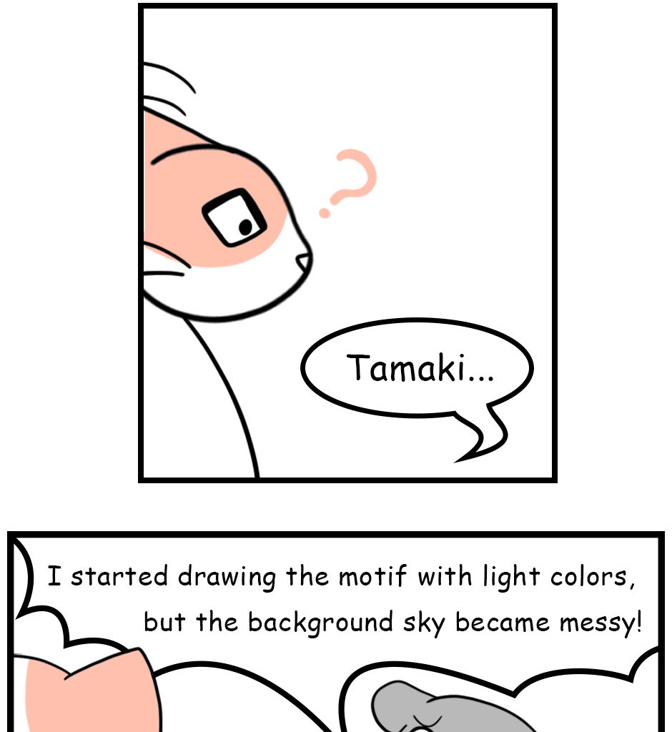 Mikesaka Art Class (◆Episodes are about art methods.) - Episode 7, Page 10:  ◆Light Colors & Dark Colors