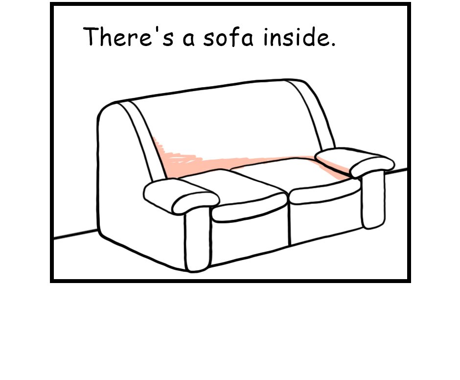 Mikesaka Art Class (◆Episodes are about art methods.) - Episode 11, Page 2: Classroom Sofa