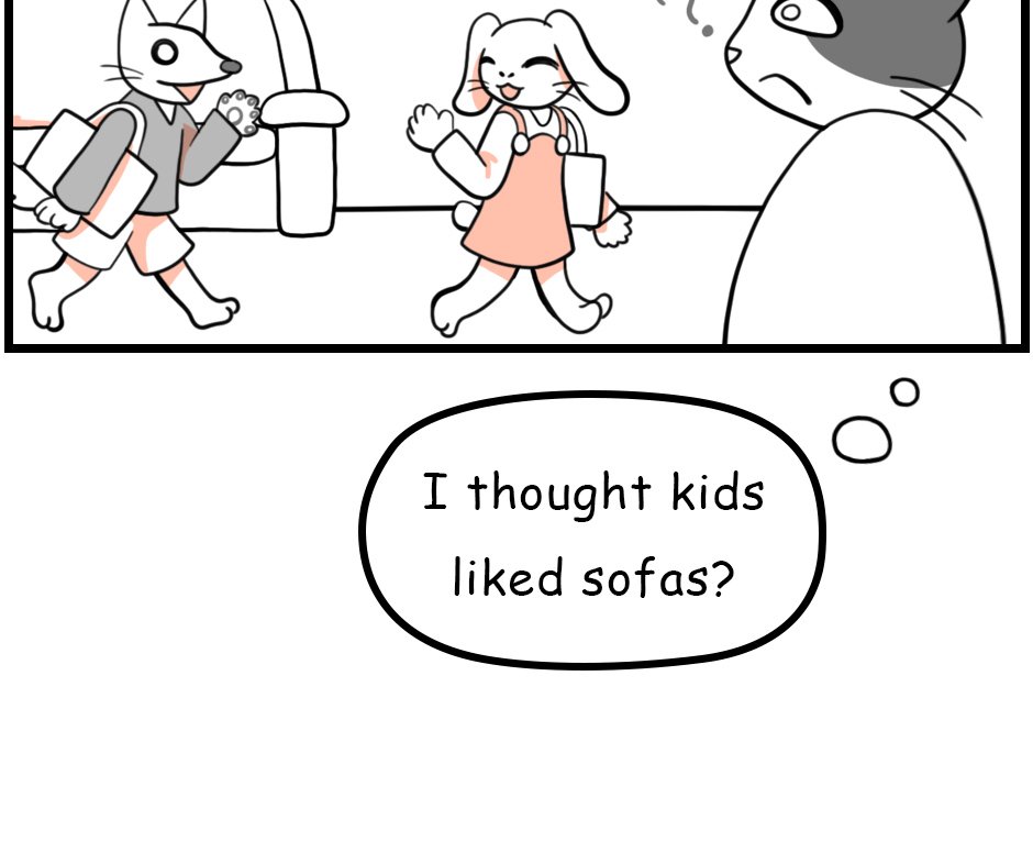Mikesaka Art Class (◆Episodes are about art methods.) - Episode 11, Page 3: Classroom Sofa