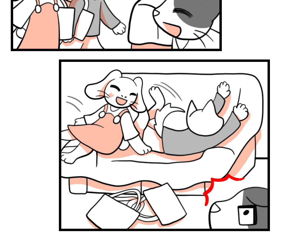 Mikesaka Art Class (◆Episodes are about art methods.) - Episode 11, Page 11: Classroom Sofa