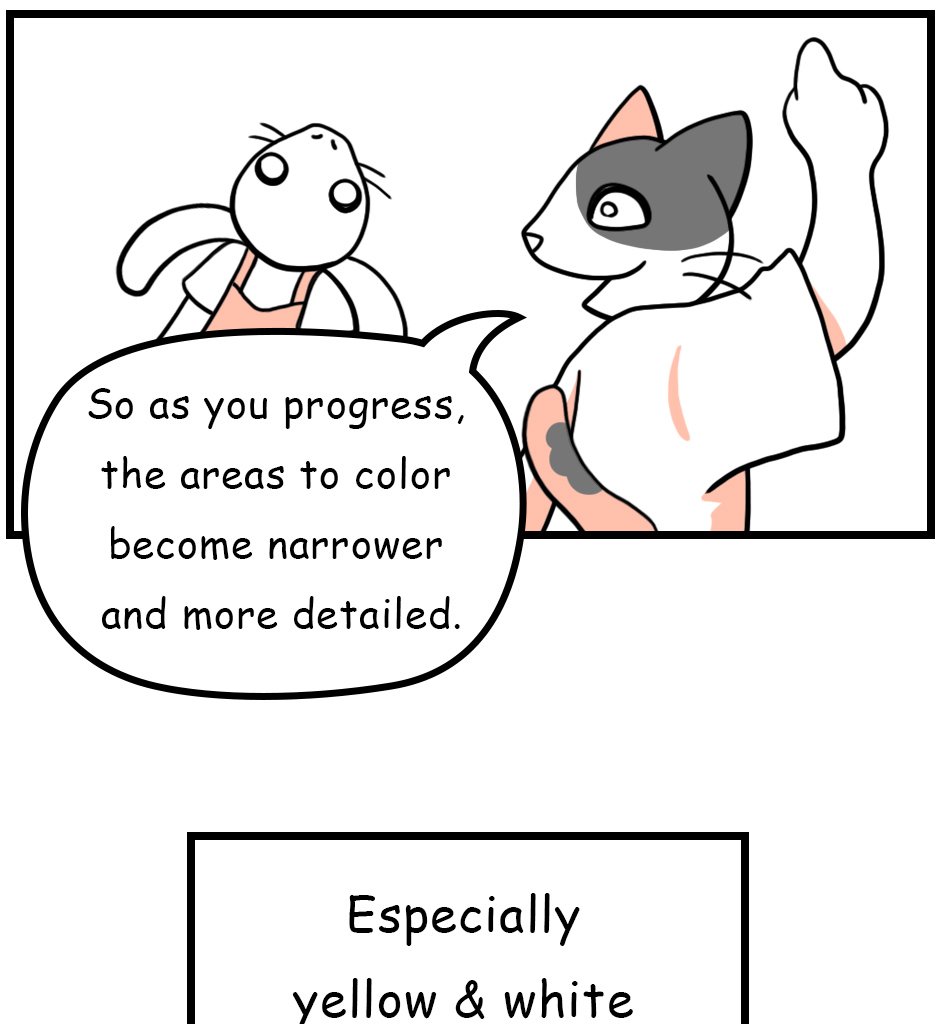 Mikesaka Art Class (◆Episodes are about art methods.) - Episode 12, Page 5: ◆Never Layer All Colors Everywhere