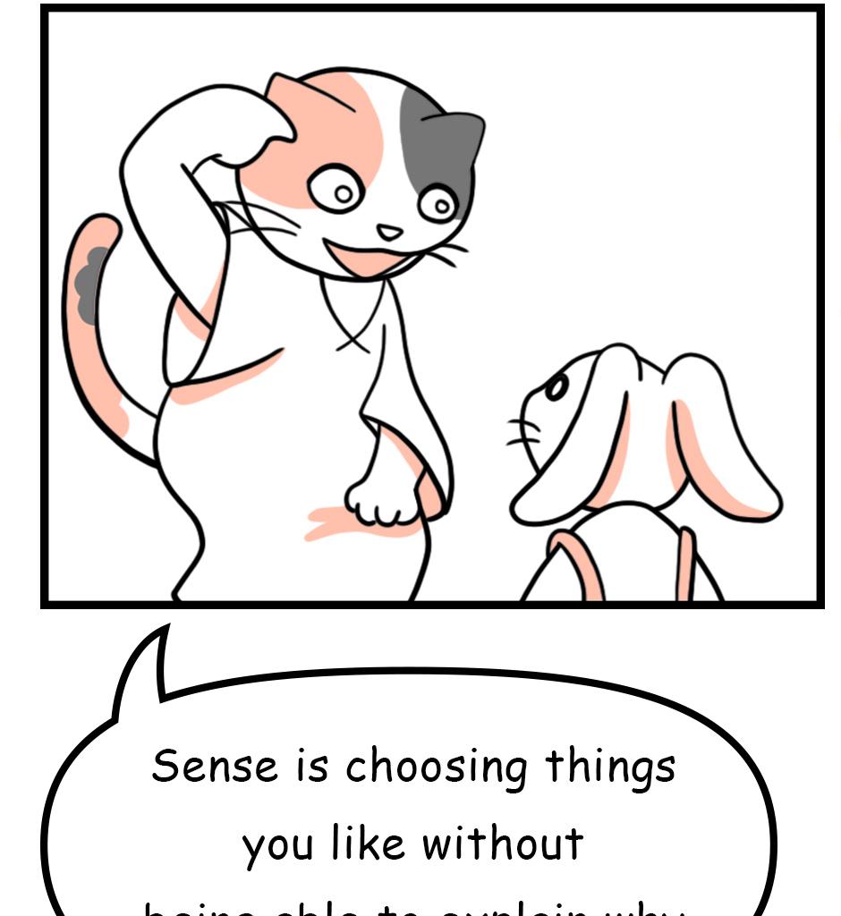 Mikesaka Art Class (◆Episodes are about art methods.) - Episode 13, Page 8: ◆About Sense(2/2)