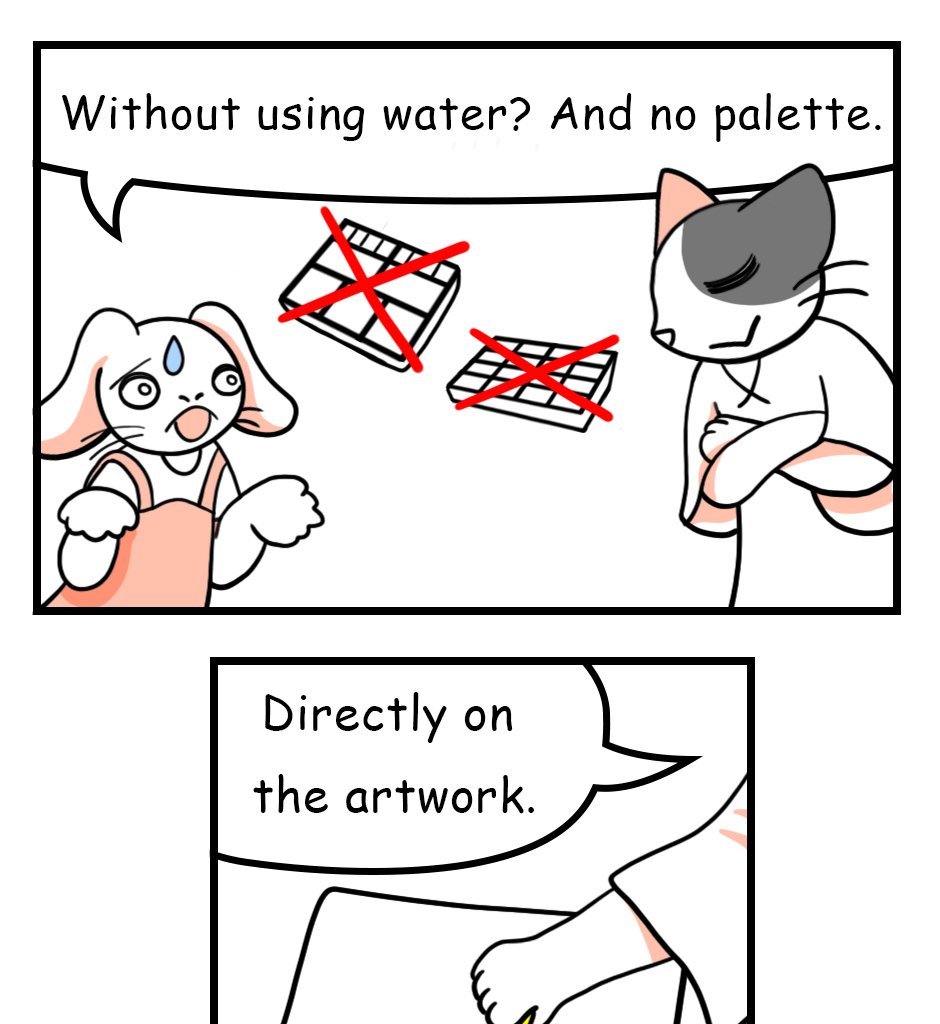 Mikesaka Art Class (◆Episodes are about art methods.) - Episode 13, Page 4: ◆Color Mixing