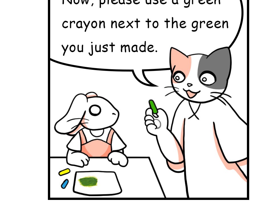 Mikesaka Art Class (◆Episodes are about art methods.) - Episode 13, Page 7: ◆Color Mixing