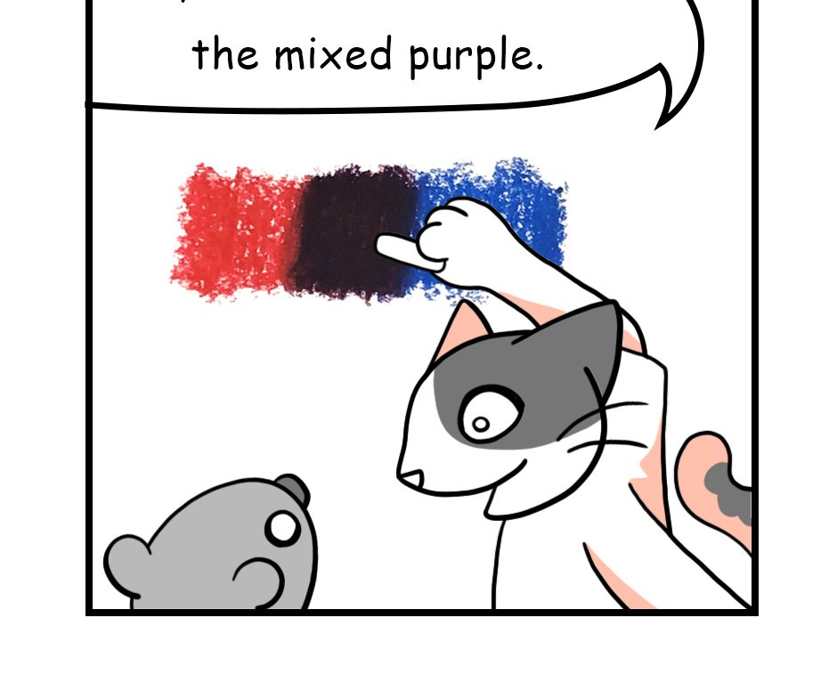 Mikesaka Art Class (◆Episodes are about art methods.) - Episode 14, Page 2: ◆Mixing with White