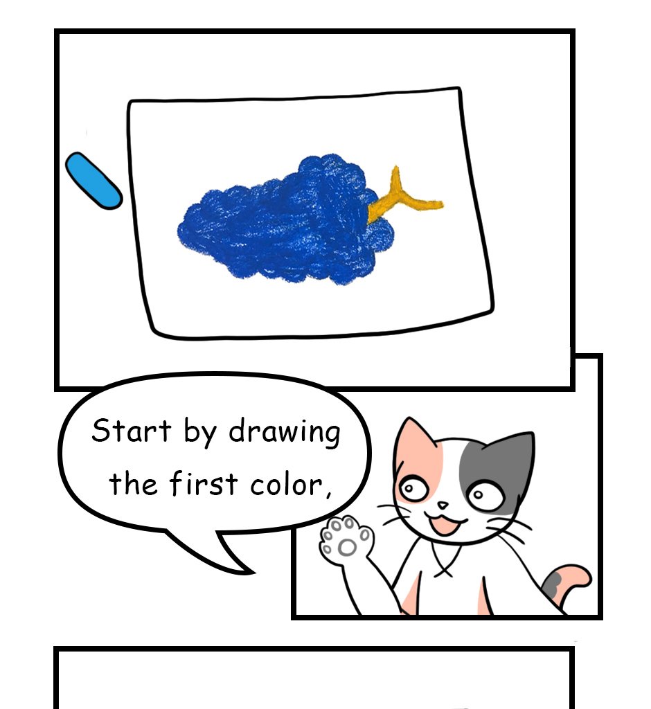 Mikesaka Art Class (◆Episodes are about art methods.) - Episode 14, Page 5: ◆Mixing with White