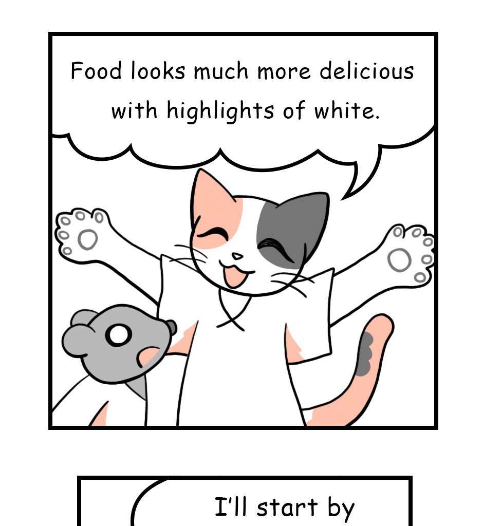 Mikesaka Art Class (◆Episodes are about art methods.) - Episode 14, Page 7: ◆Mixing with White