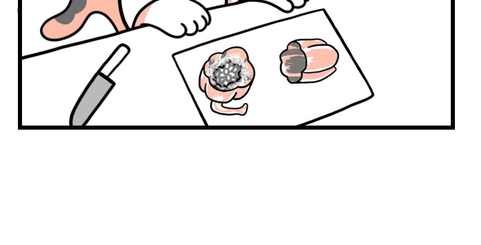 Mikesaka Art Class (◆Episodes are about art methods.) - Episode 19, Page 5: 17. Troublesome Bell Peppers