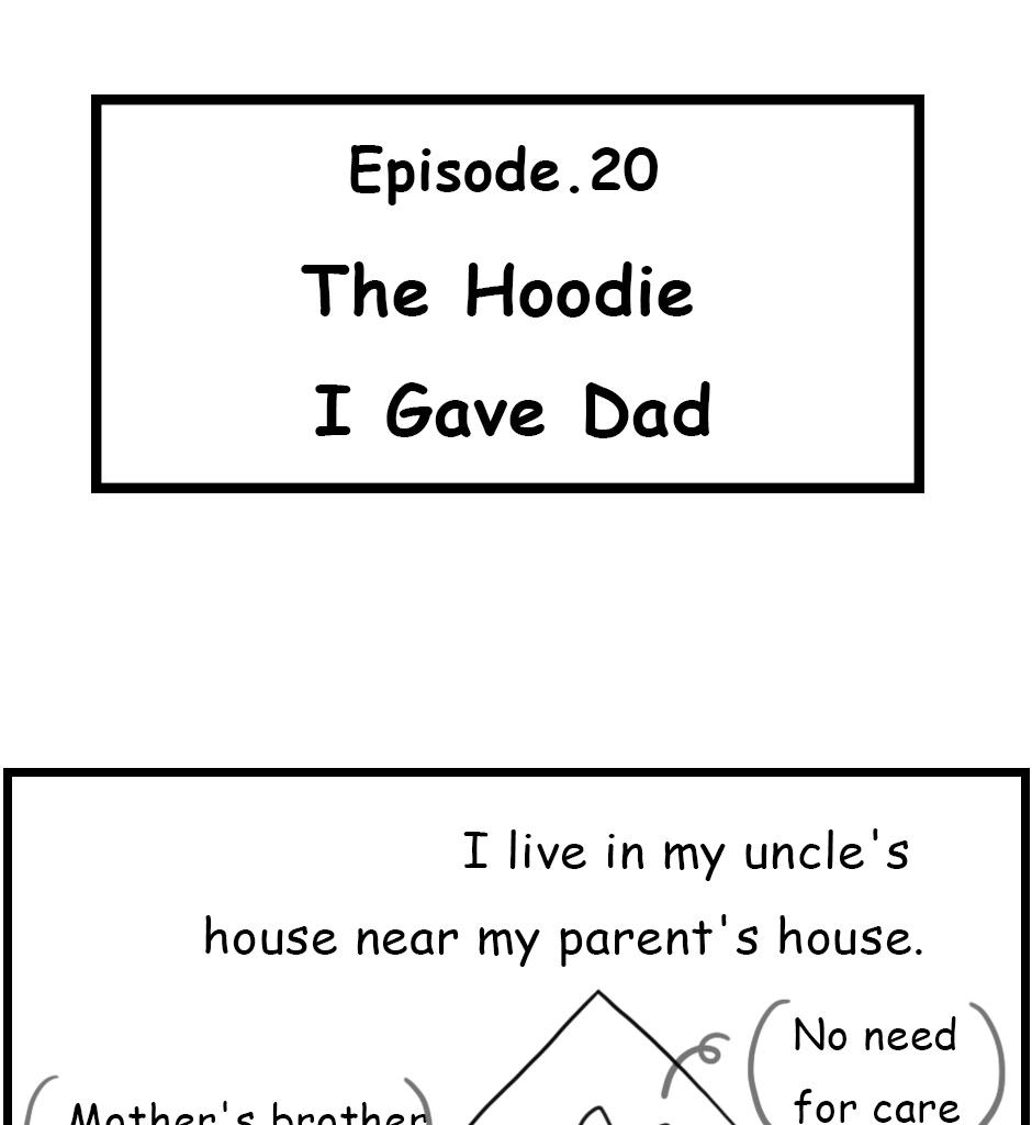 Mikesaka Art Class (◆Episodes are about art methods.) - Episode 23, Page 1: The Hoodie I Gave Dad
