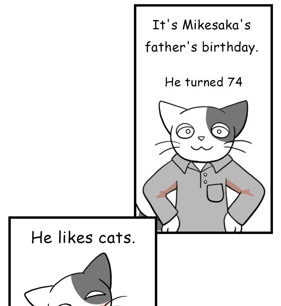 Mikesaka Art Class (◆Episodes are about art methods.) - Episode 23, Page 2: The Hoodie I Gave Dad