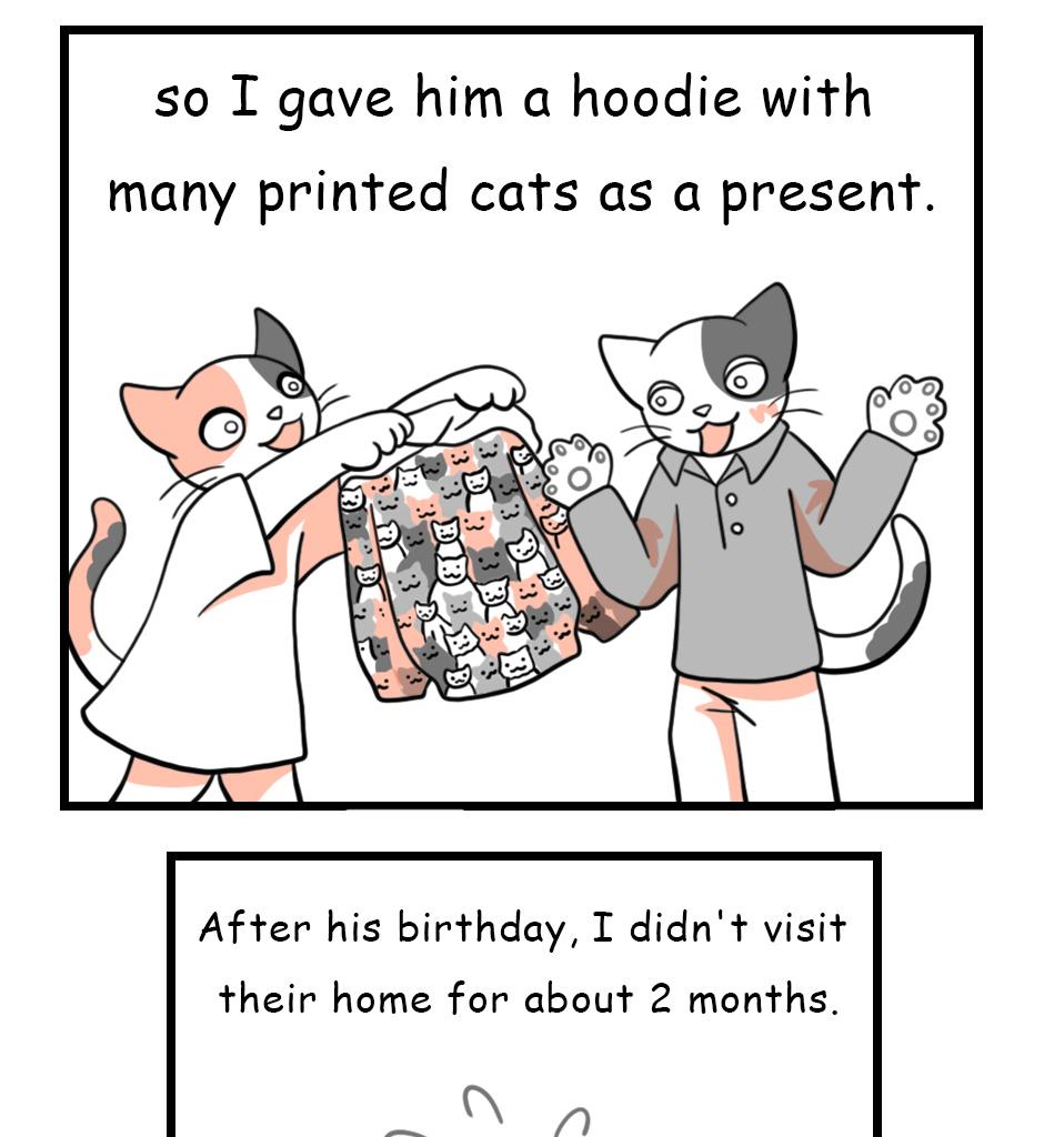 Mikesaka Art Class (◆Episodes are about art methods.) - Episode 23, Page 3: The Hoodie I Gave Dad