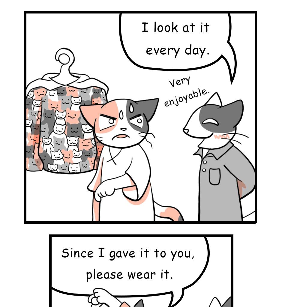 Mikesaka Art Class (◆Episodes are about art methods.) - Episode 23, Page 5: The Hoodie I Gave Dad