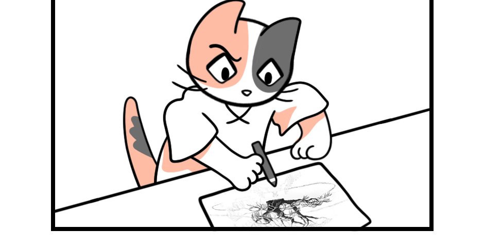 Mikesaka Art Class (◆Episodes are about art methods.) - Episode 31, Page 6: 27. Mid drawing Redo