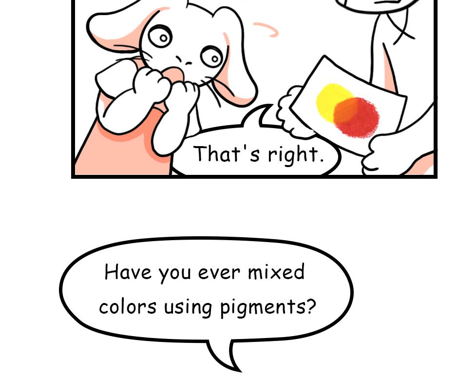 Mikesaka Art Class (◆Episodes are about art methods.) - Episode 32, Page 2: ◆Color Mixing