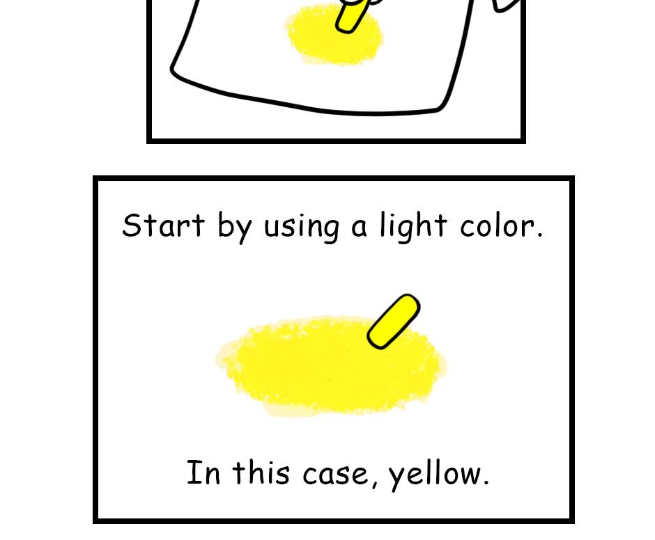 Mikesaka Art Class (◆Episodes are about art methods.) - Episode 32, Page 4: ◆Color Mixing