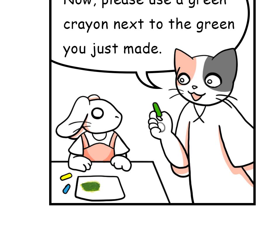 Mikesaka Art Class (◆Episodes are about art methods.) - Episode 32, Page 7: ◆Color Mixing