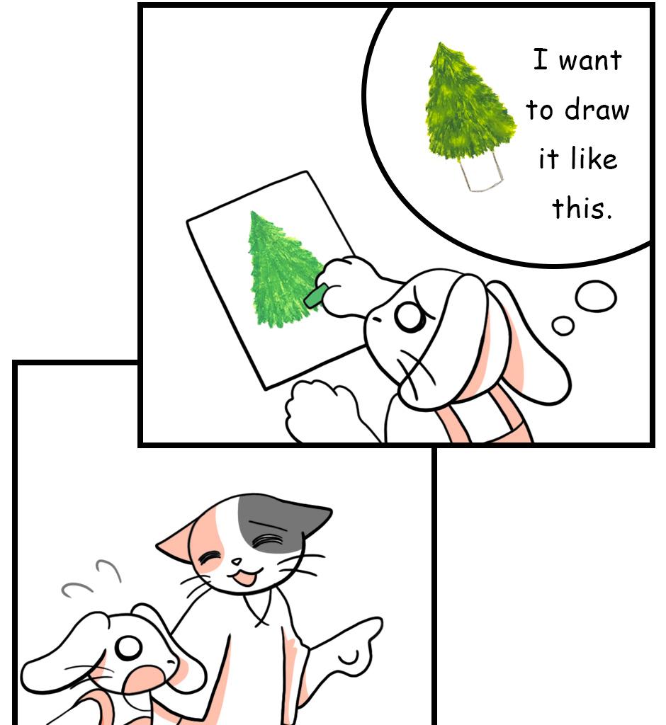 Mikesaka Art Class (◆Episodes are about art methods.) - Episode 32, Page 10: ◆Color Mixing