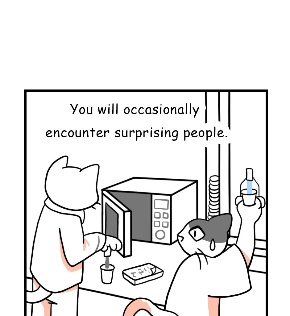 Mikesaka Art Class (◆Episodes are about art methods.) - Episode 34, Page 3: 29. People I see in The Food Court(1/2)