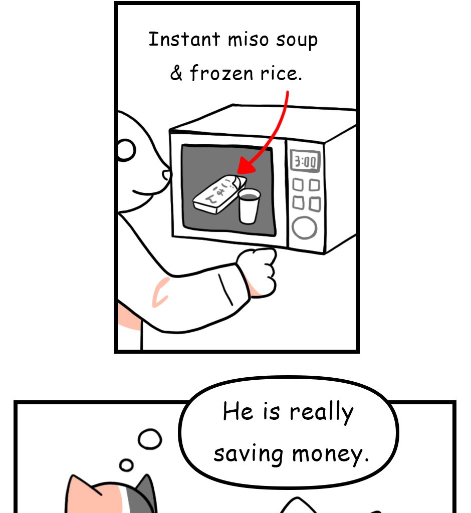 Mikesaka Art Class (◆Episodes are about art methods.) - Episode 34, Page 4: 29. People I see in The Food Court(1/2)