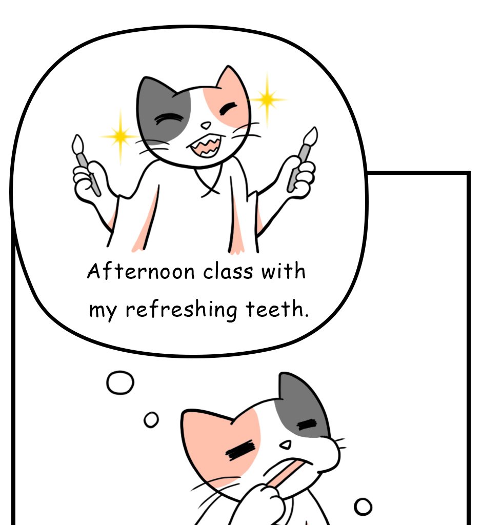 Mikesaka Art Class (◆Episodes are about art methods.) - Episode 35, Page 3: 29. People I see in The Food Court(2/2)