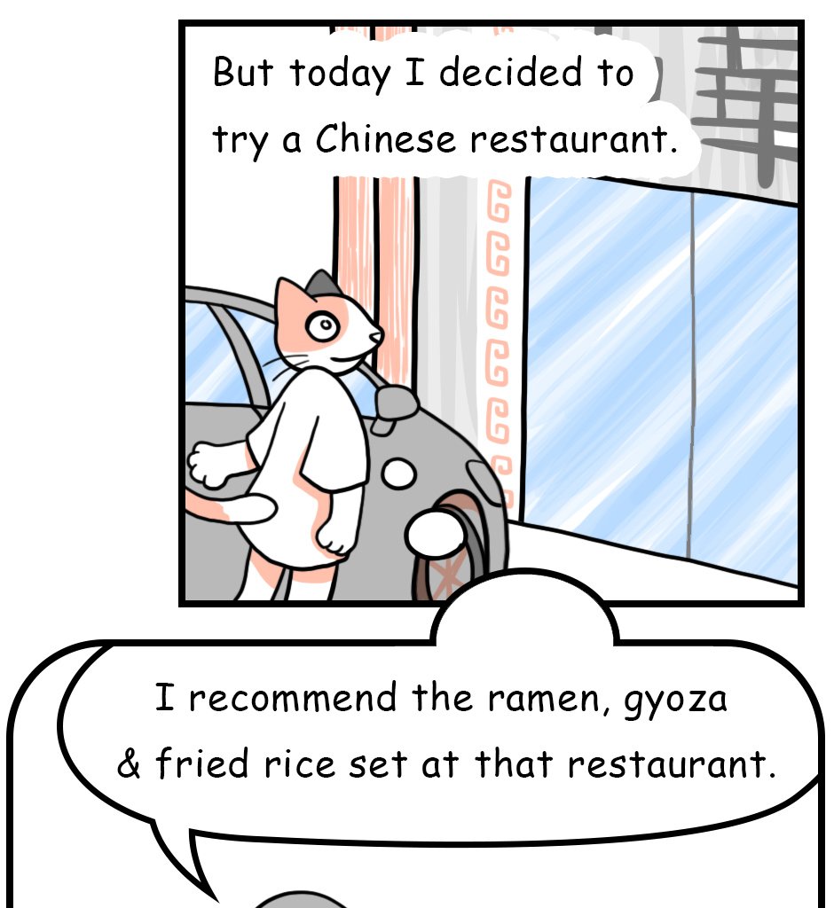 Mikesaka Art Class (◆Episodes are about art methods.) - Episode 39, Page 2: 32. Mysterious Restaurant Stuff