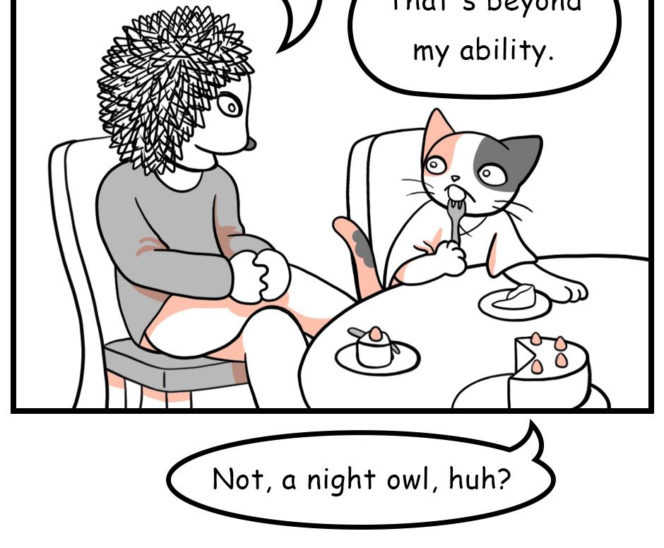 Mikesaka Art Class (◆Episodes are about art methods.) - Episode 42, Page 1: The Night Owl