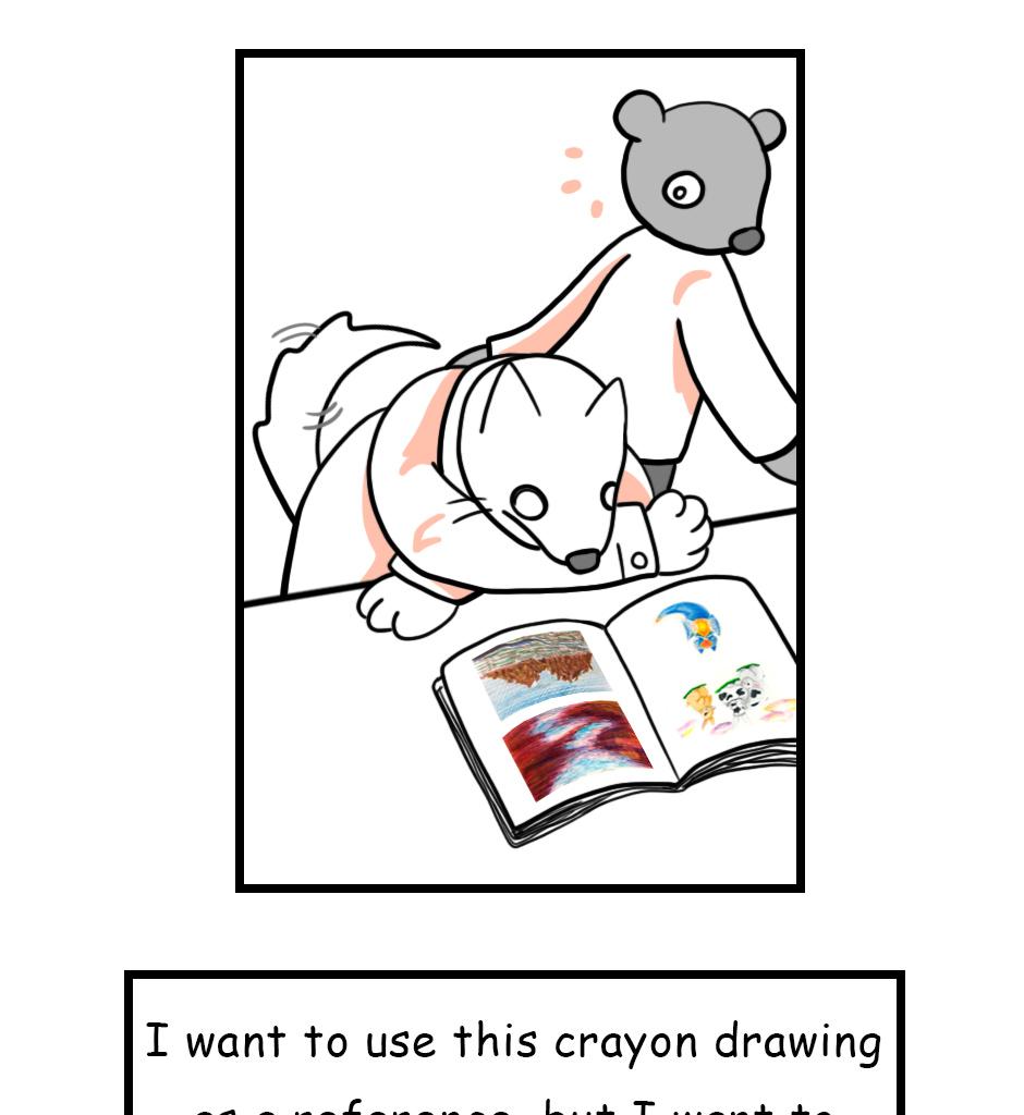 Mikesaka Art Class (◆Episodes are about art methods.) - Episode 44, Page 2: 35. ◆Transitioning from Crayons to Paints