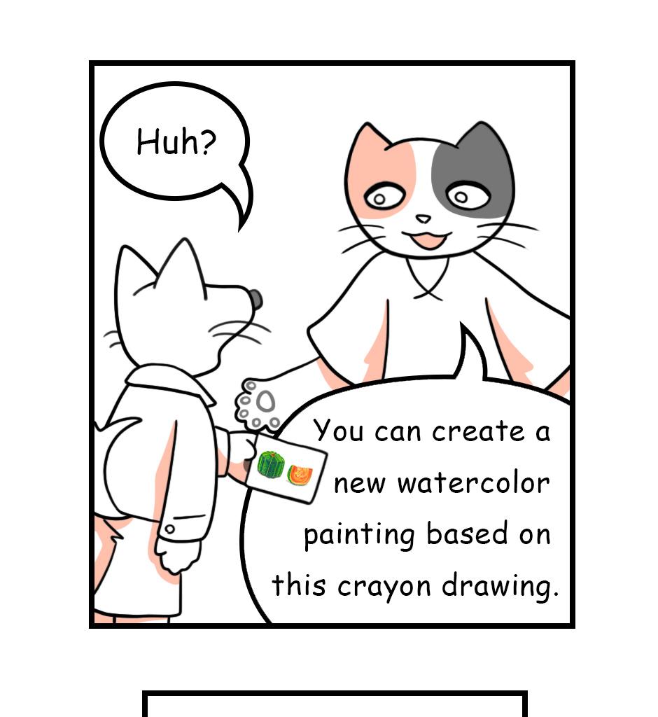 Mikesaka Art Class (◆Episodes are about art methods.) - Episode 44, Page 3: 35. ◆Transitioning from Crayons to Paints