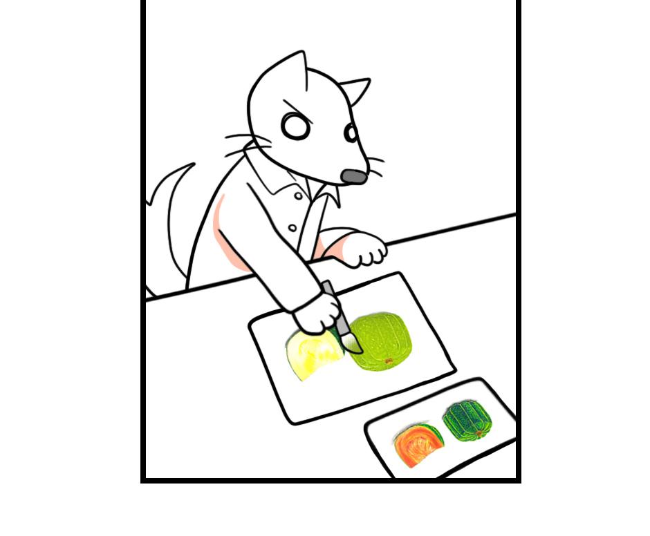 Mikesaka Art Class (◆Episodes are about art methods.) - Episode 44, Page 3: 35. ◆Transitioning from Crayons to Paints