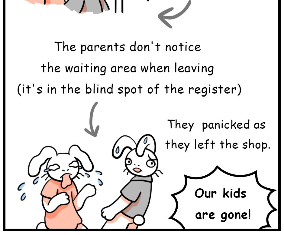 Mikesaka Art Class (◆Episodes are about art methods.) - Episode 55, Page 10: 42. Parents Searching for Their Lost Child