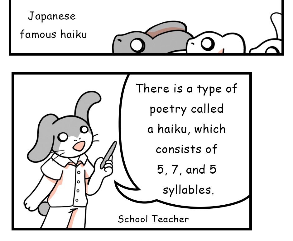 Mikesaka Art Class (◆Episodes are about art methods.) - Episode 76, Page 2: 60. ◆Haiku Illustrations(Elementary School Class)