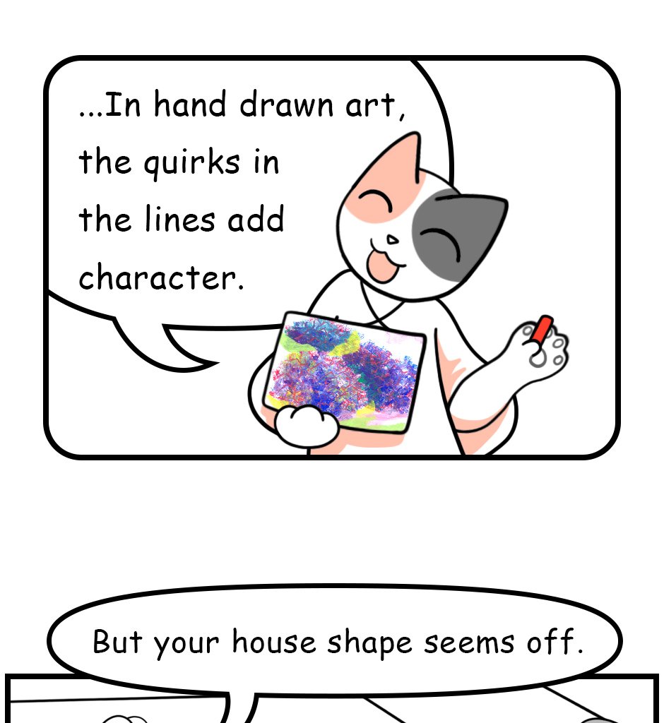 Mikesaka Art Class (◆Episodes are about art methods.) - Episode 100, Page 7: 76. ◆Drawings of buildings with Distorted Perspective