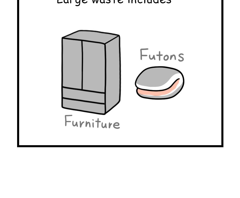 Mikesaka Art Class (◆Episodes are about art methods.) - Episode 112, Page 5: 88. How to Separate Trash in Japan