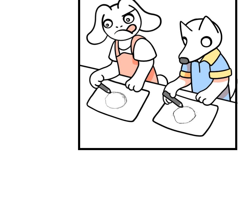 Mikesaka Art Class (◆Episodes are about art methods.) - Episode 119, Page 5: 94. ◆How to Draw a Circle